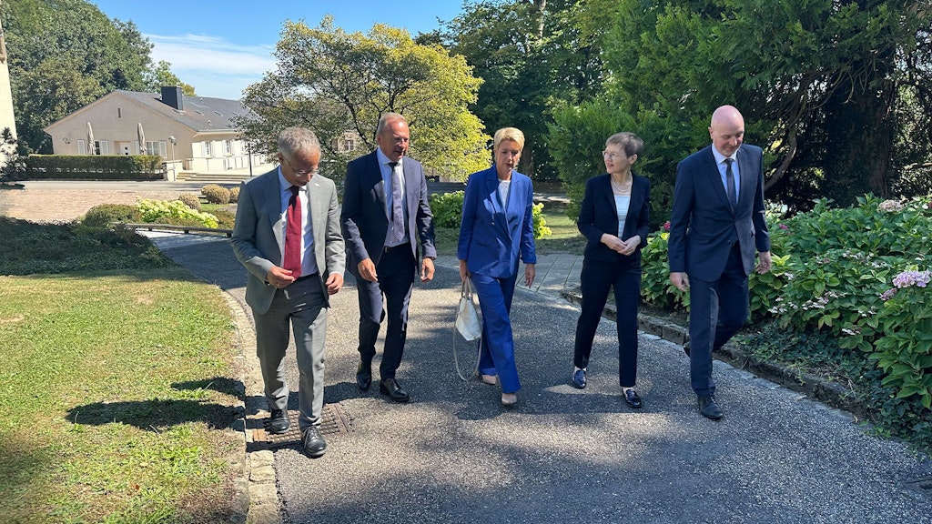 Spaziergang der deutschsprachigen Finanzminister