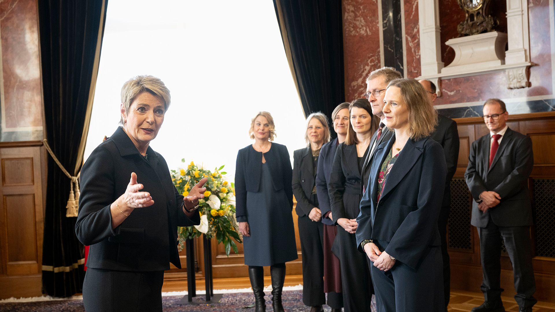 Neujahrsempfang für das diplomatische Corps mit Bundespraesidentin Karin Keller-Sutter