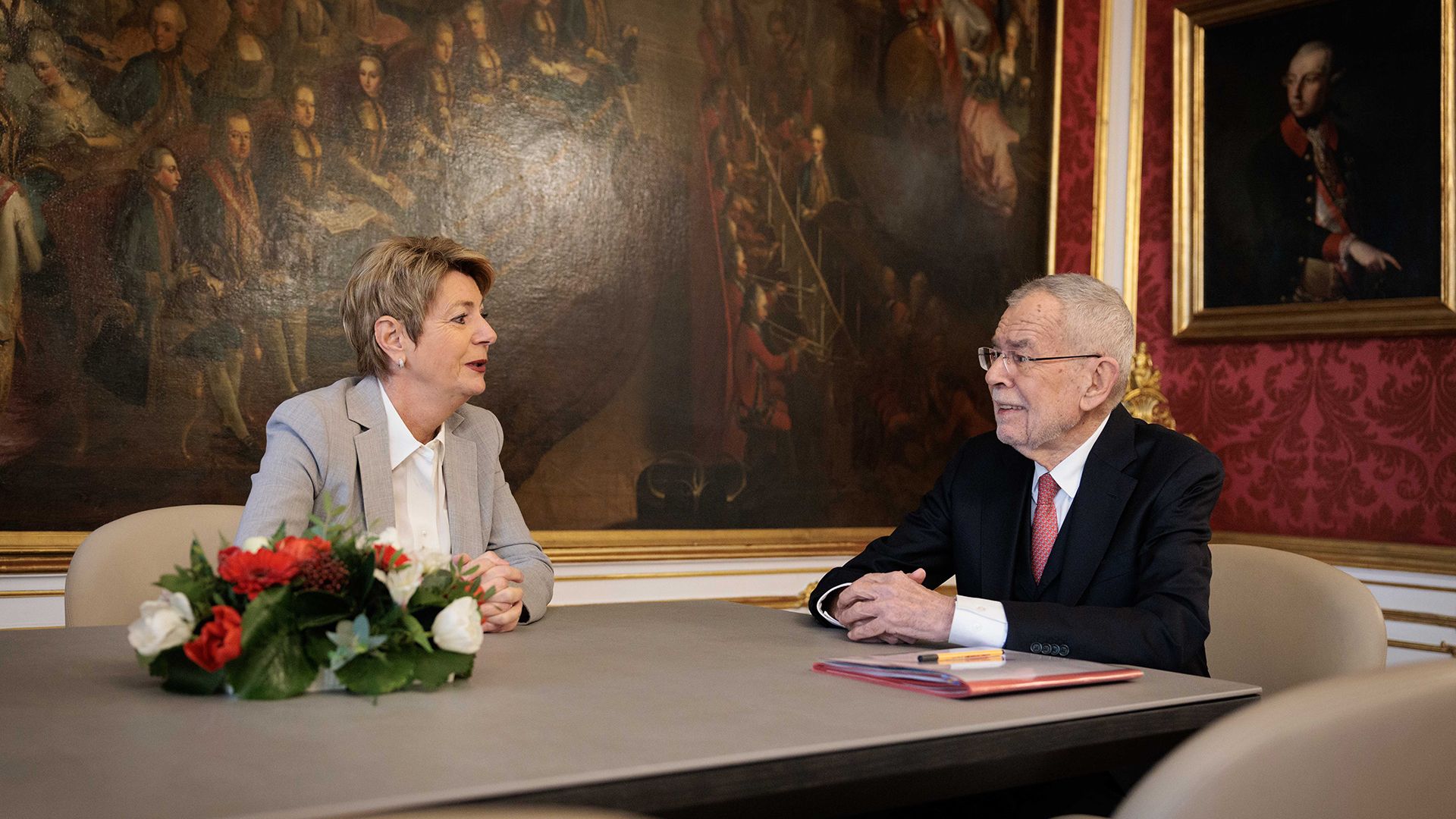 President of the Swiss Confederation, with Alexander van der Bellen