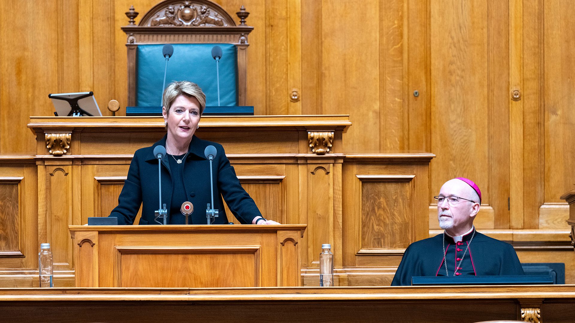 New Year's reception for the diplomatic corps with Karin Keller-Sutter