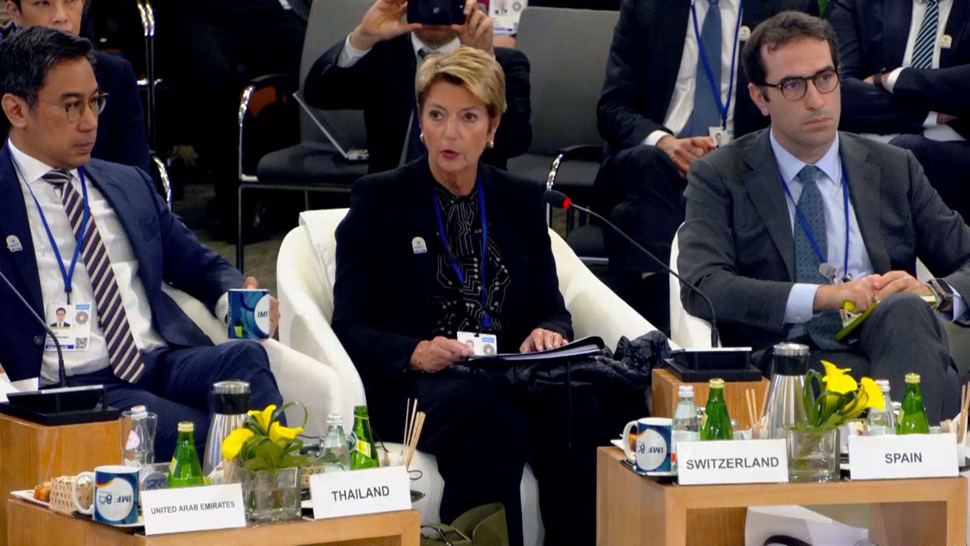 Federal Councillor Karin Keller-Sutter at IMFC Plenary Meeting, october 2024