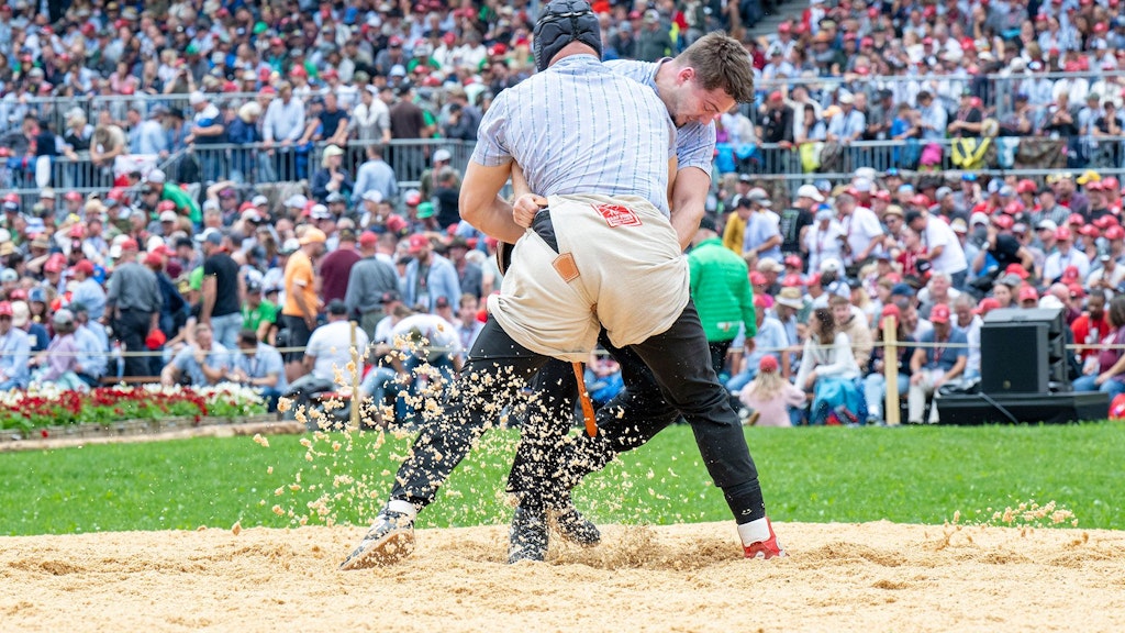 Federal President Karin Keller-Sutter at ESAF 2025 in Mollis, Glarus