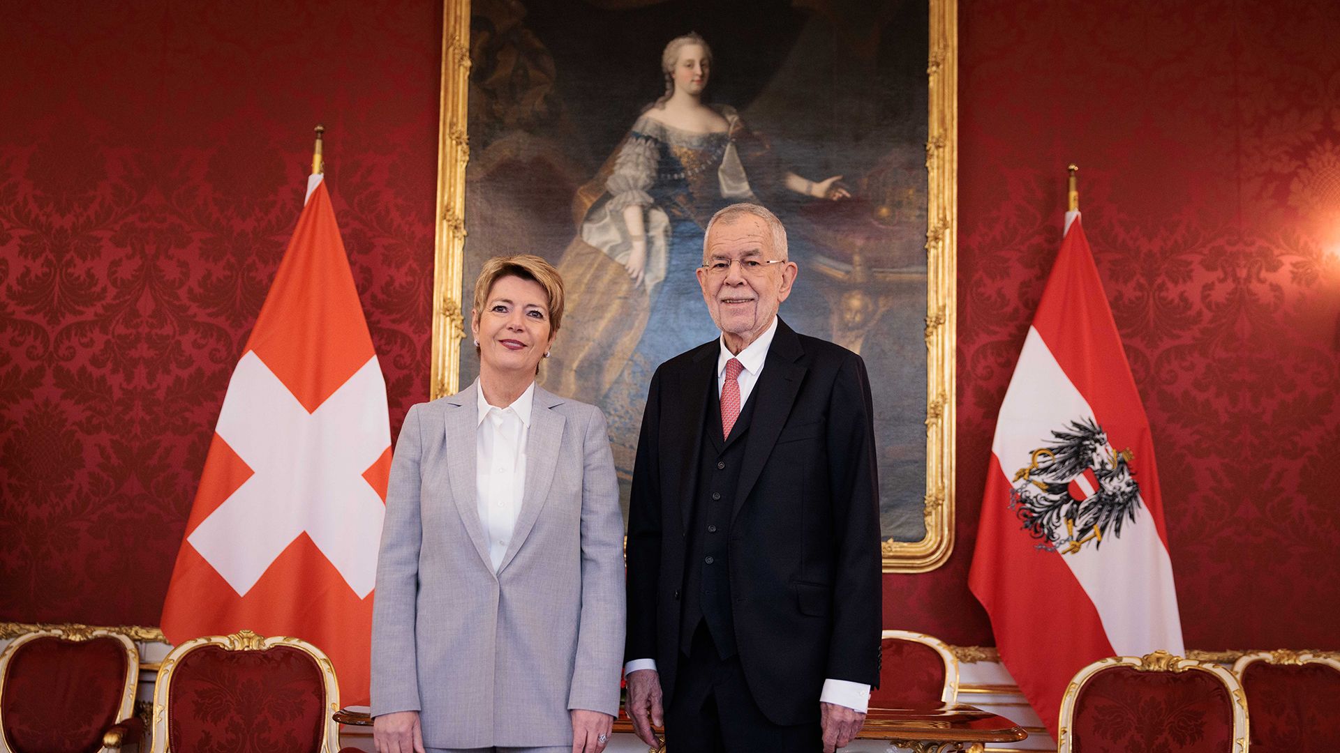 Karin Keller-Sutter avec Alexander van der Bellen