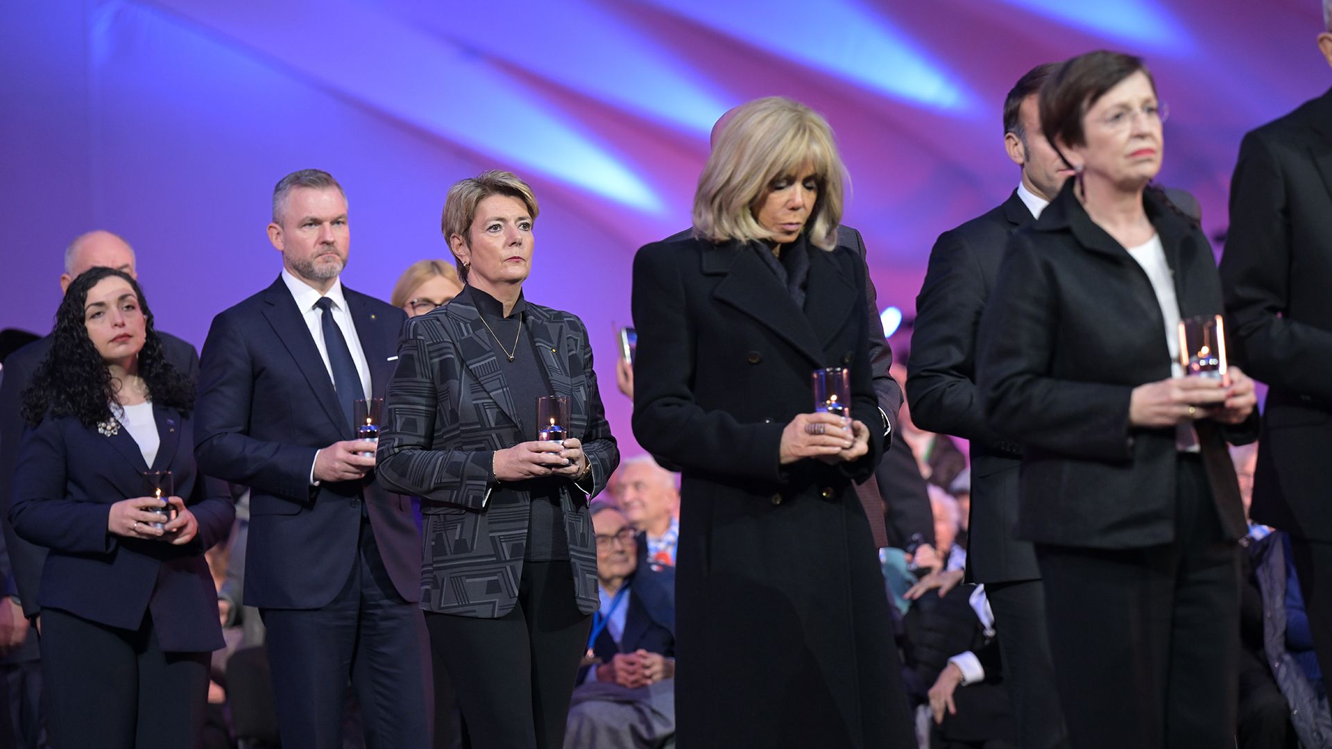 Visite de la présidente fédérale Karin Keller-Sutter à Auschwitz-Birkenau (Auschwitz-Birkenau, 27.01.2025)