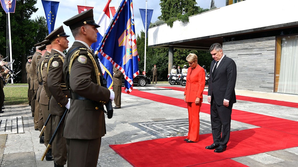 La présidente de la Confédération Karin Keller-Sutter rencontre le président croate Zoran Milanović