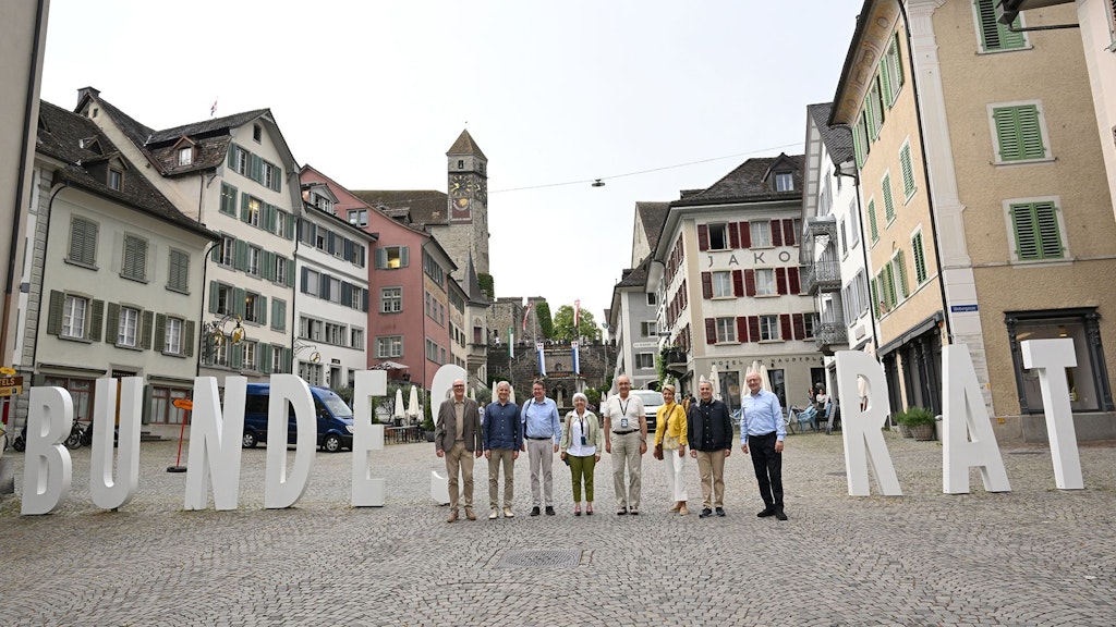 Le Conseil fédéral à Rapperswil