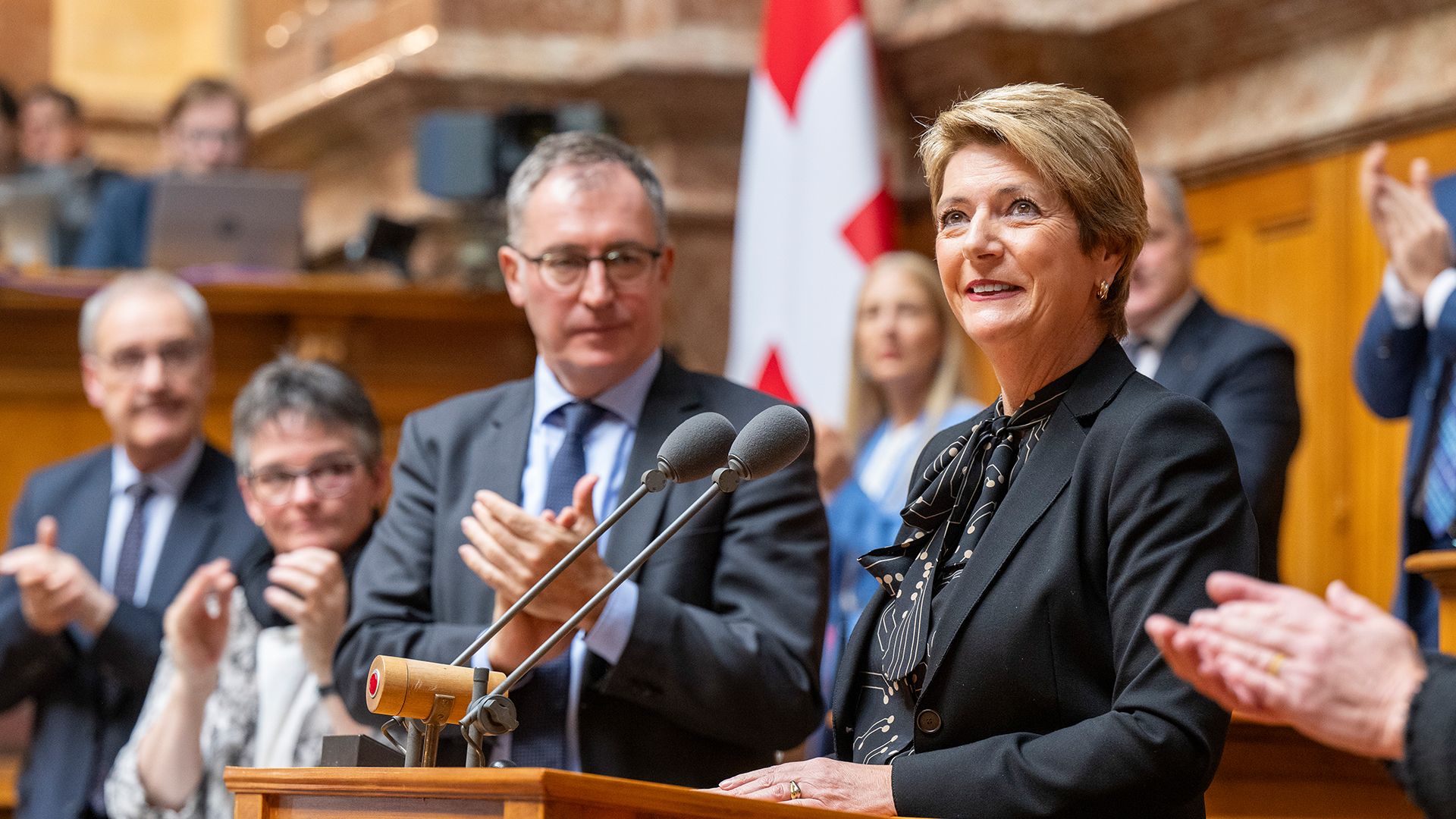 Discorso della consigliera federale Karin Keller-Sutter in occasione della sua elezione a Presidente della Confederazione Svizzera