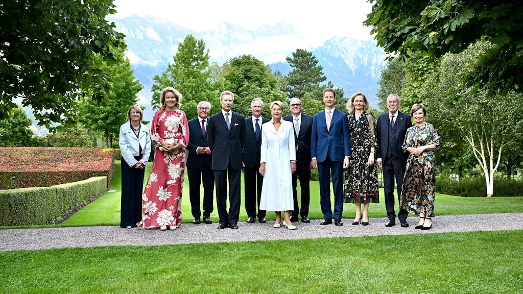 Foto di gruppo dei capi di stato dei paesi germanofoni