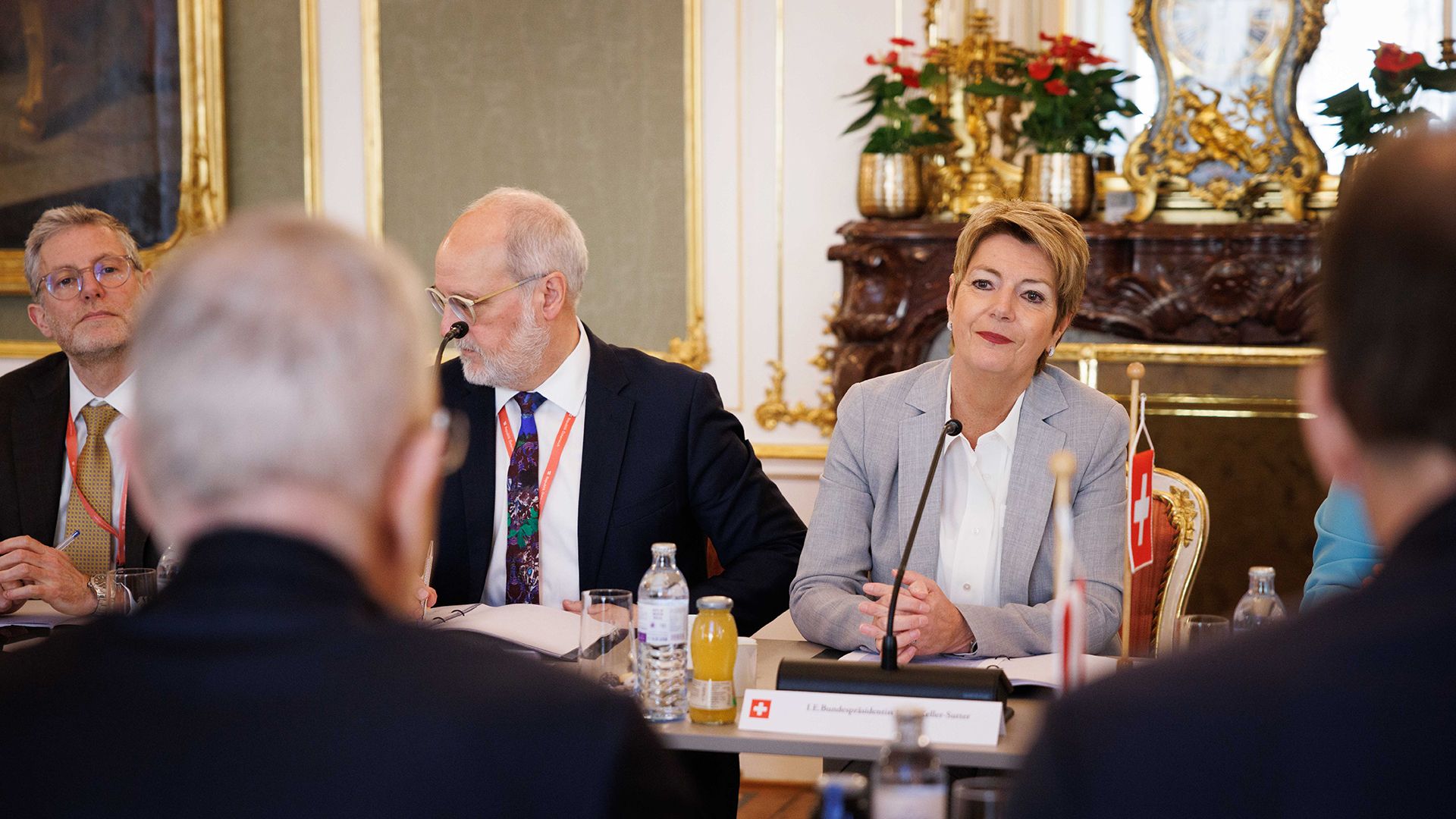 Karin Keller-Sutter, con Alexander van der Bellen