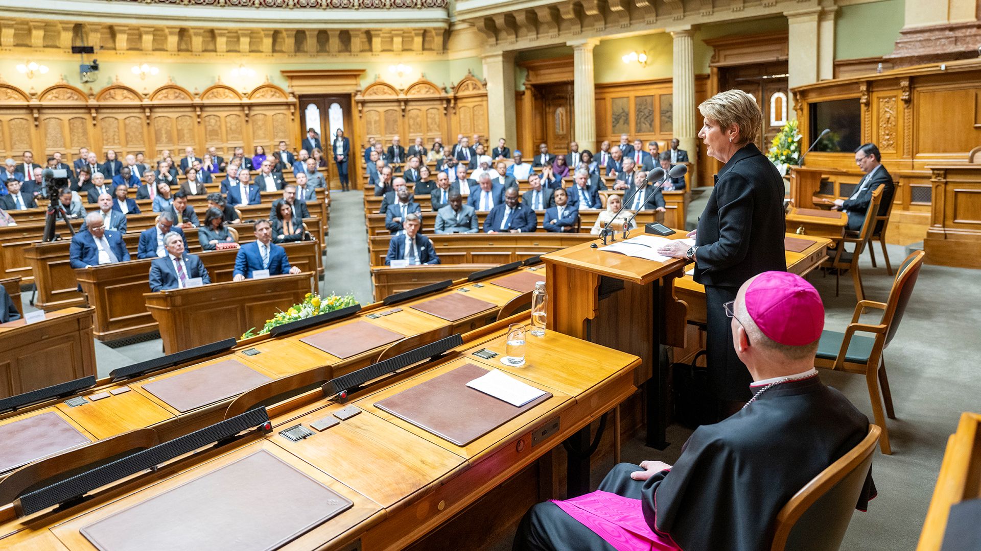 Ricevimento 2025 d’inizio anno in onore del Corpo diplomatico con Karin Keller-Sutter