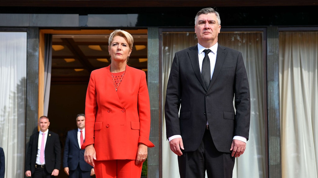 La presidente della Confederazione Karin Keller-Sutter incontra il presidente della Croazia Zoran Milanović